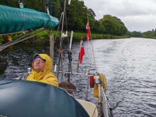 Jeff on the helm