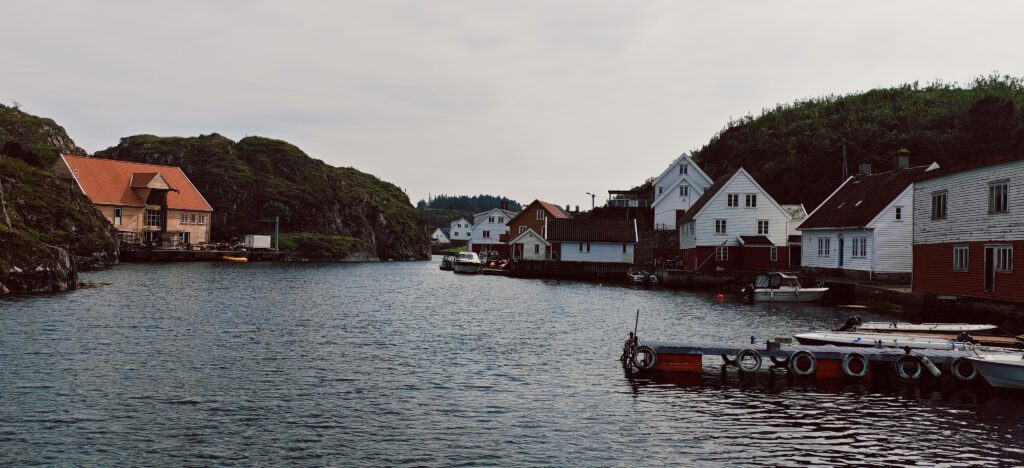 Looking S from the Guest Harbour