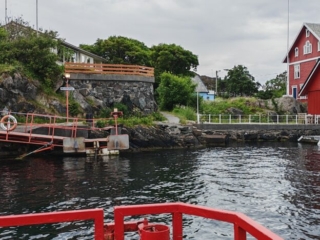On the cable ferry