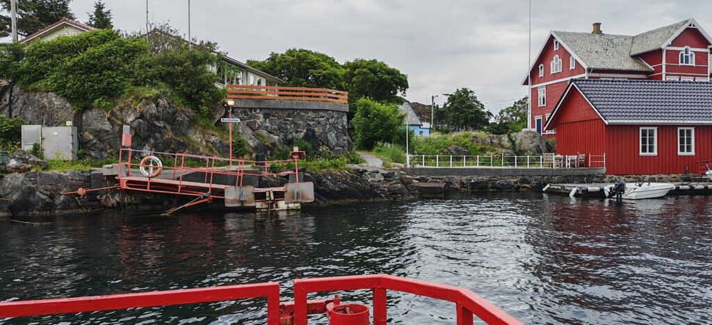On the cable ferry
